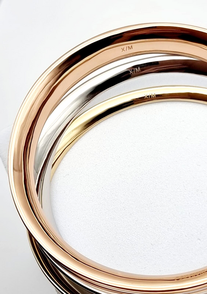 CALVIN KLEIN GROOVY KJ8QDD30010M EDELSTAHLARMBÄNDER – 3-FARBIG