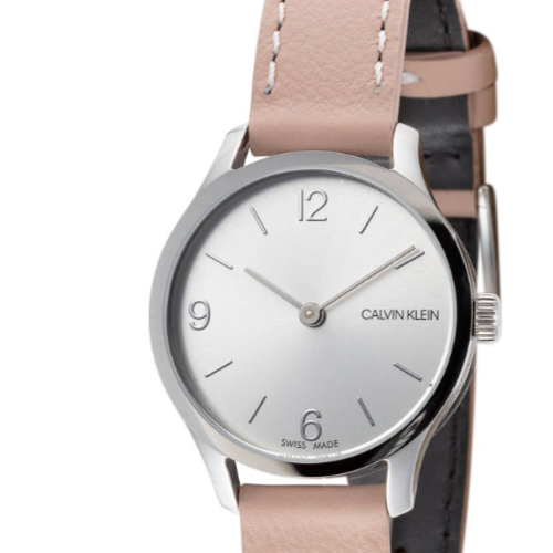 CALVIN KLEIN Endless Damen Quarz Uhr mit silbernem Zifferblatt