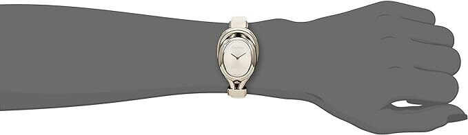 CALVIN KLEIN Damen Uhr mit weißem Zifferblatt