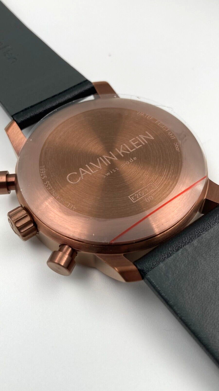 CALVIN KLEIN City Chronograph Quarz Herrenarmbanduhr schwarz