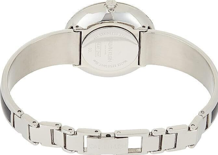 CALVIN KLEIN Seduce Quarzuhr mit schwarzem Zifferblatt K3M23526