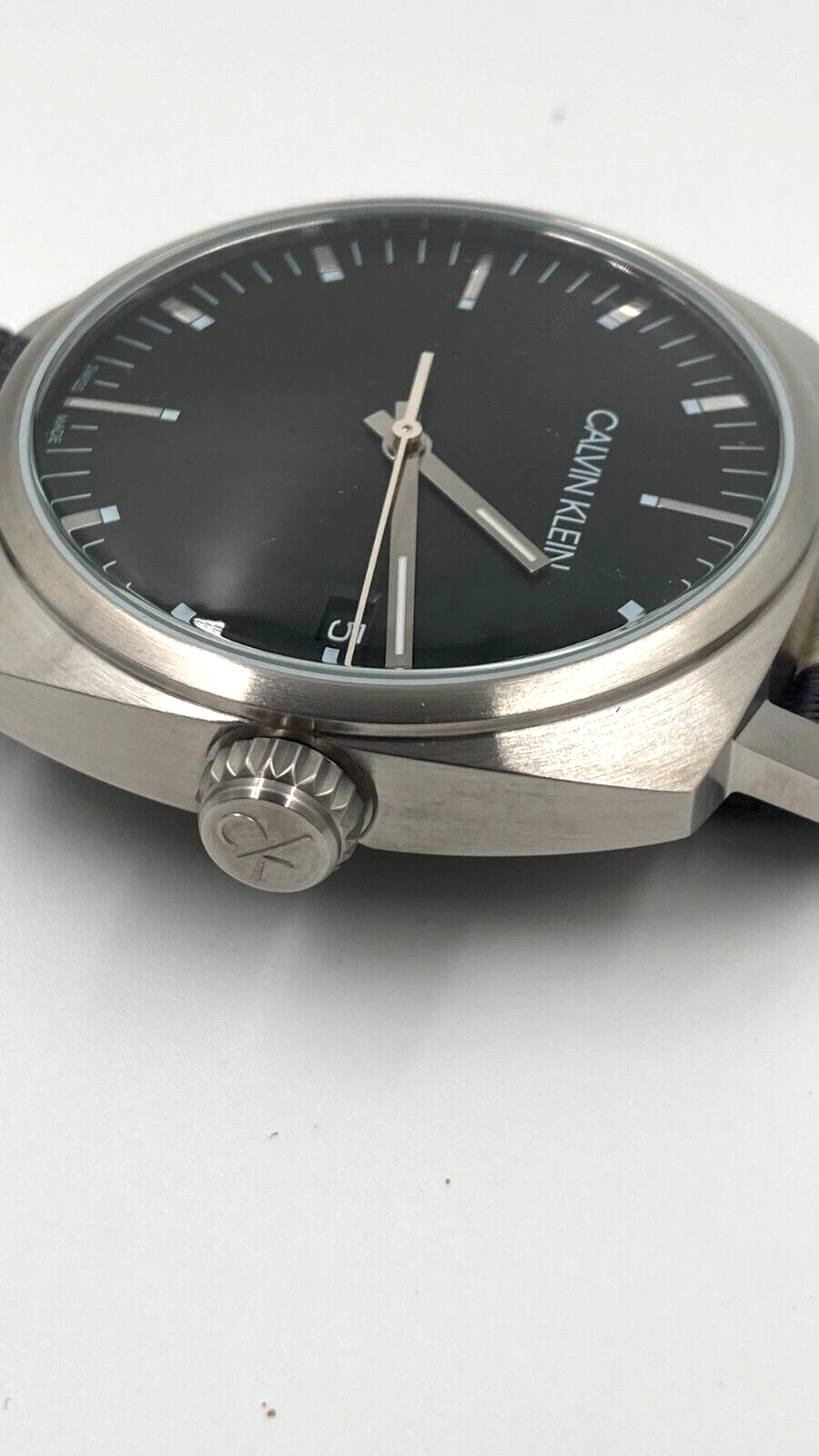 CALVIN KLEIN Fraternity Quarz Uhr Herren Schwarz Zifferblatt