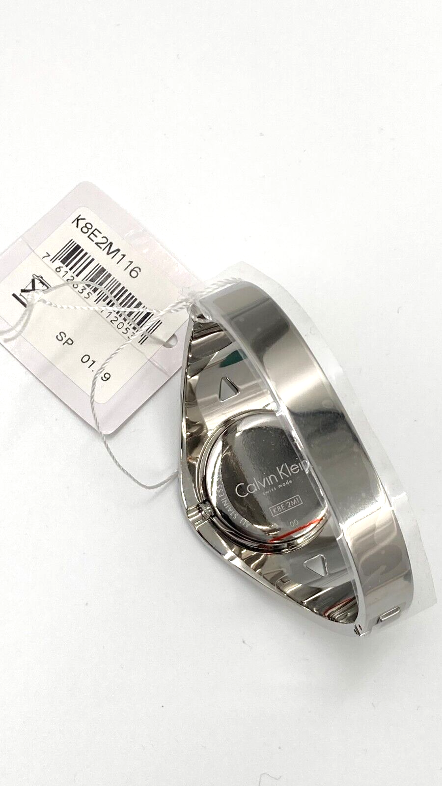 CALVIN KLEIN Sinnliche Silber Zifferblatt Medium Armreif Damen Uhr