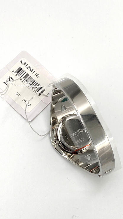 CALVIN KLEIN Sinnliche Silber Zifferblatt Medium Armreif Damen Uhr