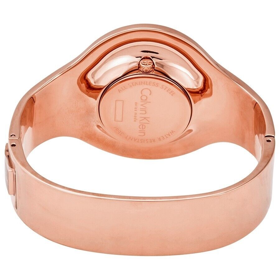 CALVIN KLEIN nahtlose Damen-Armbanduhr in Roségold