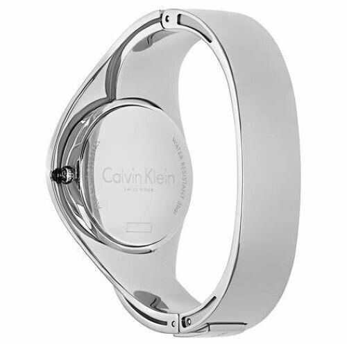 CALVIN KLEIN Senses Silber Zifferblatt kleine Armbanduhr Damen