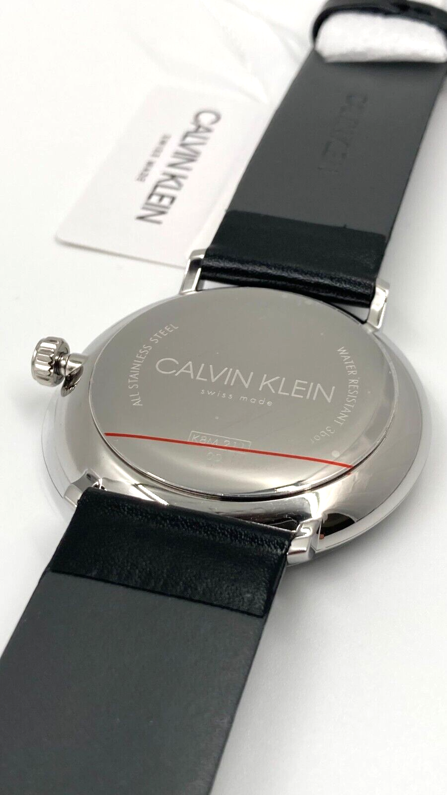 CALVIN KLEIN High Noon Quarz-Herrenuhr mit silbernem Zifferblatt K8M211C6