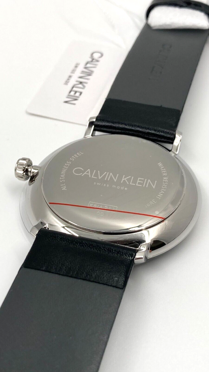 CALVIN KLEIN High Noon Quarz-Herrenuhr mit silbernem Zifferblatt K8M211C6