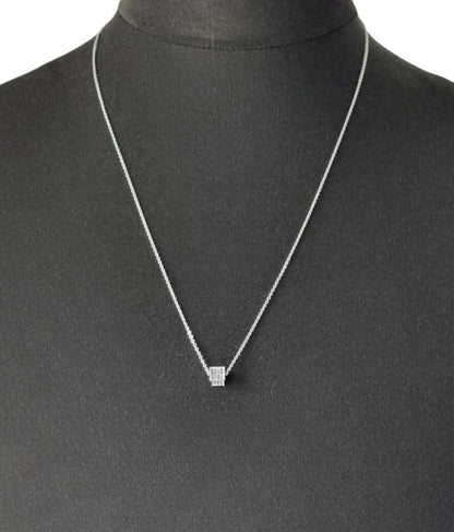 CALVIN KLEIN ROCKING KJ9CAN040100 STAINLESS STEEL NECKLACE - GREY CRYSTALS