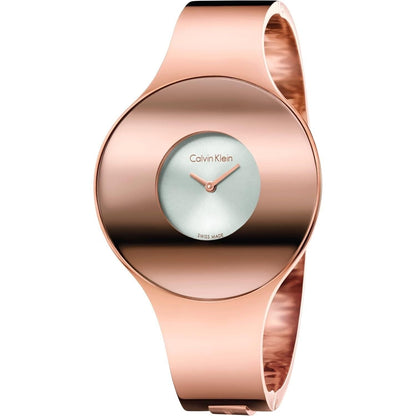 CALVIN KLEIN nahtlose Damen-Armbanduhr in Roségold
