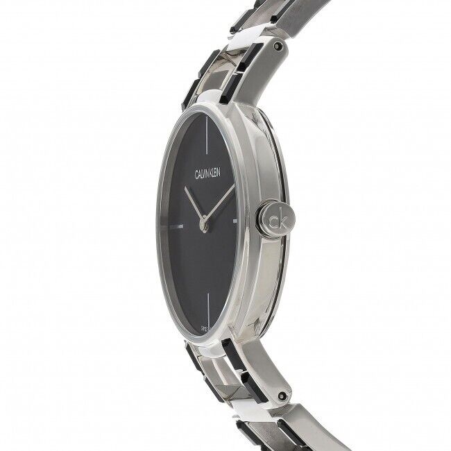 CALVIN KLEIN Cheers Uhr mit schwarzem Zifferblatt, Quartz