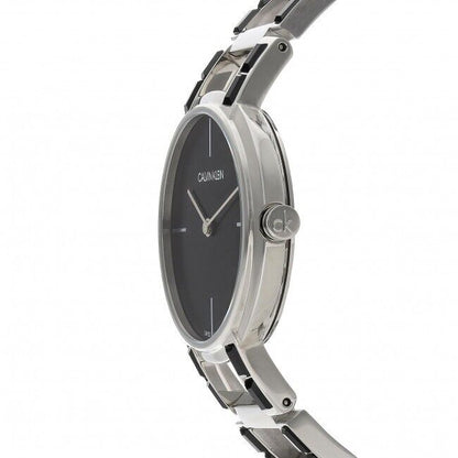 CALVIN KLEIN Cheers Uhr mit schwarzem Zifferblatt, Quartz