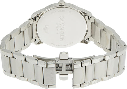 Calvin Klein Unisex Adult Analog-Digital Quartz Watch with Stainless Steel Bracelet K2G22143