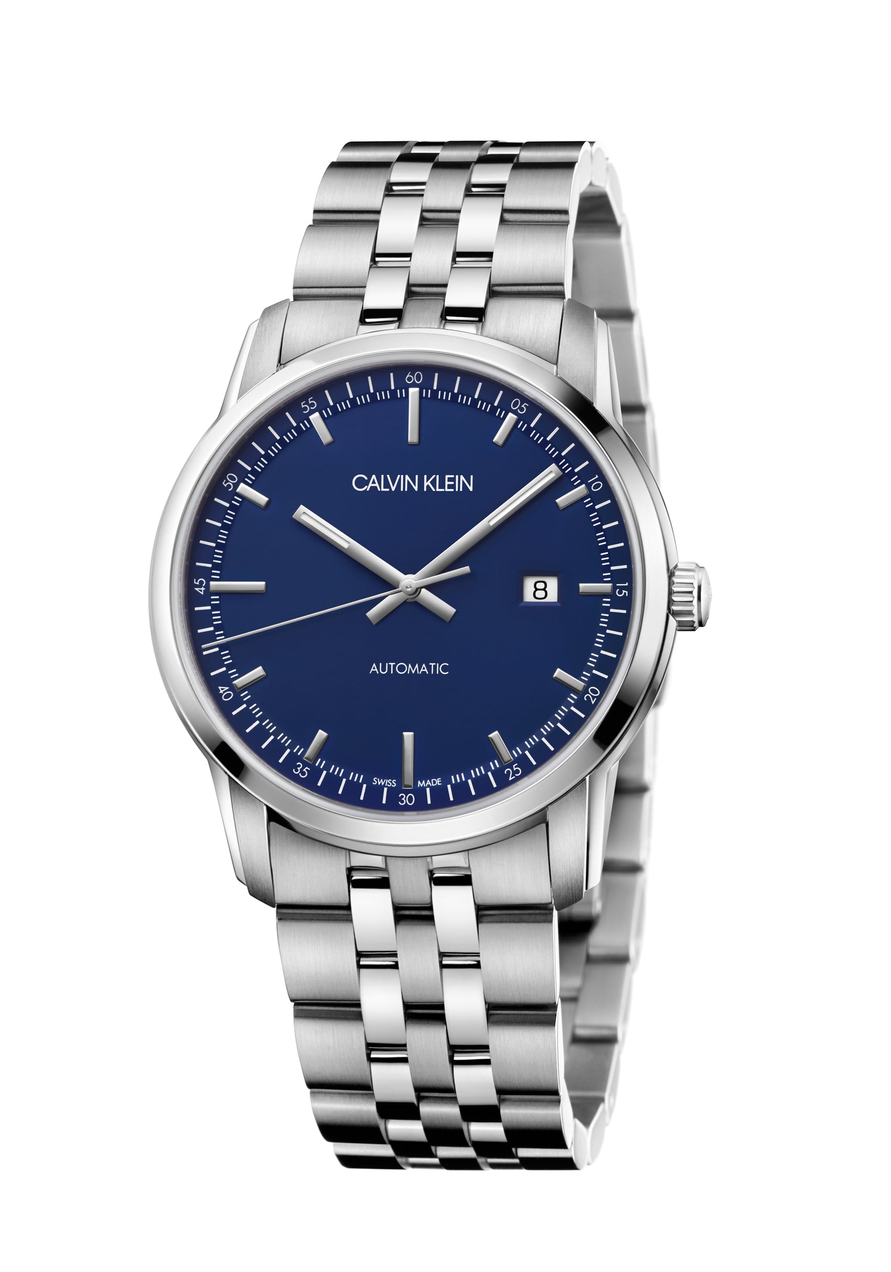 Calvin Klein Herren Analog Automatik Uhr mit Edelstahlarmband K5S3414N