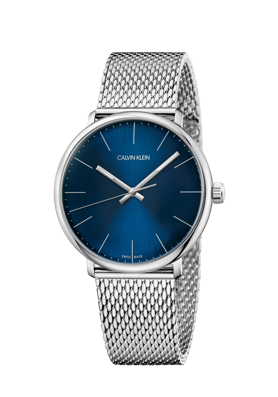 CALVIN KLEIN High Noon Quarz-Herrenuhr mit blauem Zifferblatt K8M2112N