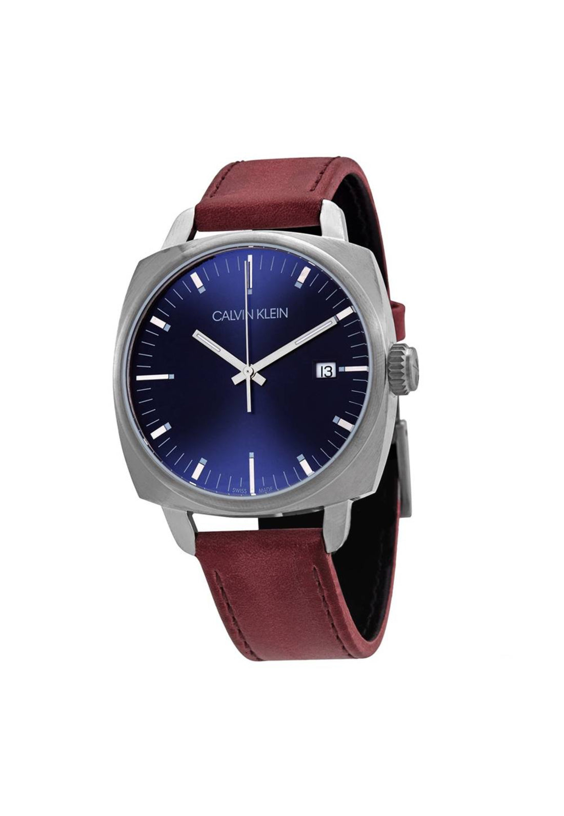 CALVIN KLEIN Fraternity Quarzuhr mit blauem Zifferblatt K9N111ZN