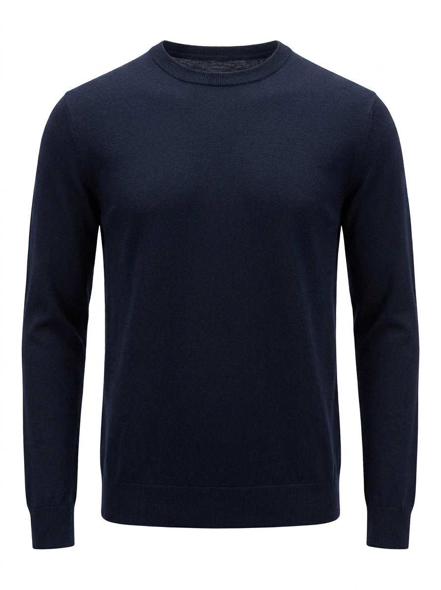 Calvin Klein Jeans Pullover Marineblau Rundhals — ghost