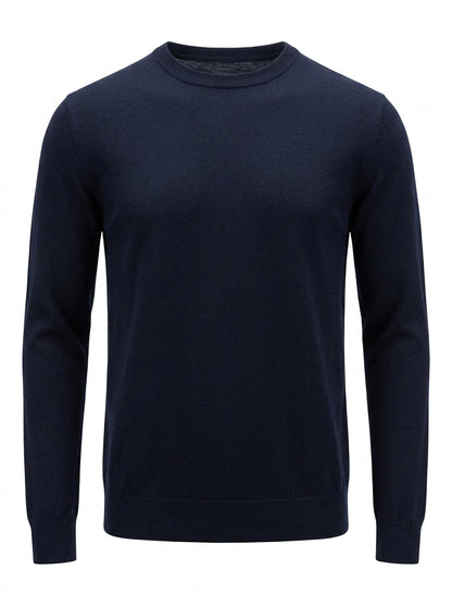 Calvin Klein Jeans Pullover Marineblau Rundhals — ghost