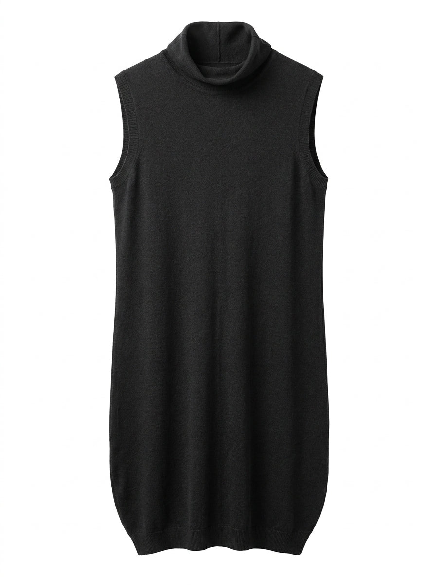 Emporio Armani Kleid Damen Ärmellos Schwarz (6XTAZ1 TM01Z) — ghost