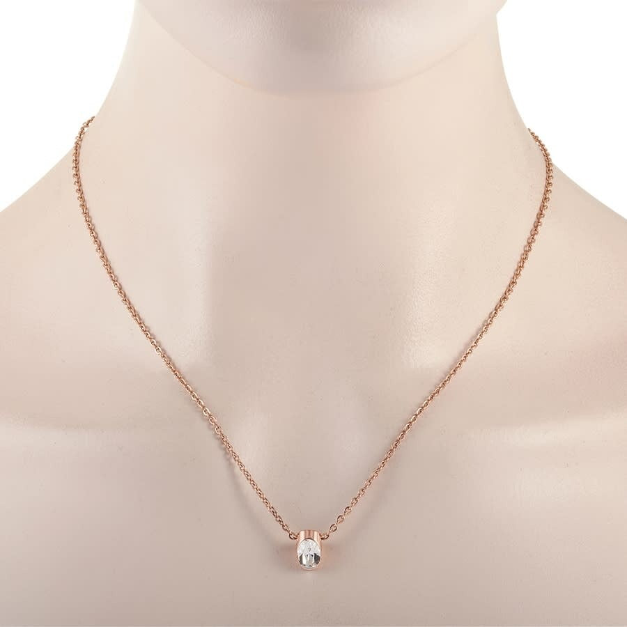 Calvin Klein Brilliant - Halskette Damen Edelstahl - Roségold (KJ8YPN140200)