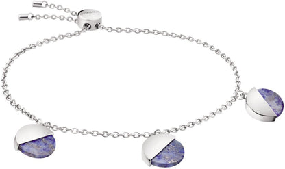 Calvin Klein Spicy - Armband Damen Edelstahl mit Stein - Blau (KJ8RLB040200)
