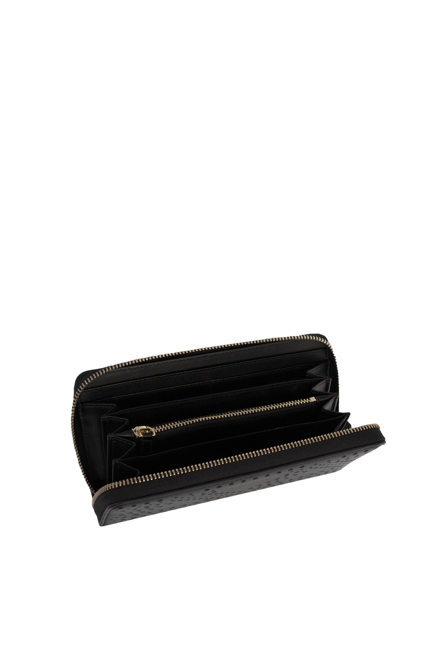 EMPORIO ARMANI GELDBÖRSE MIT REISSVERSCHLUSS 88008 BLUETTE/WEISS