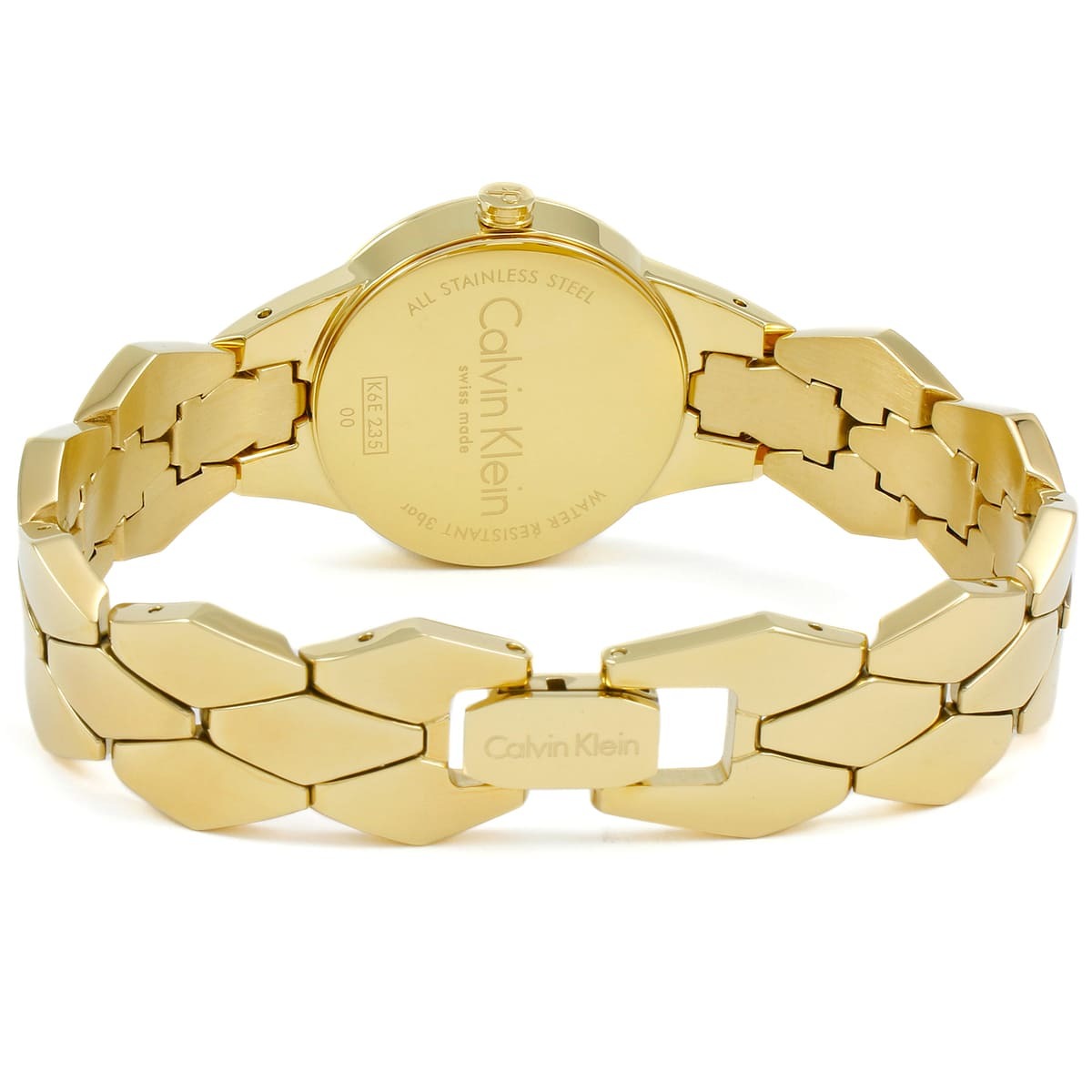 CALVIN KLEIN Schlange Silber Zifferblatt Damen Quarz Uhr