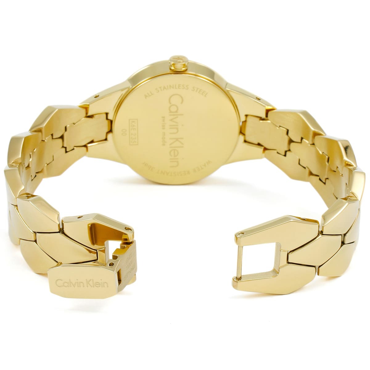 CALVIN KLEIN Schlange Silber Zifferblatt Damen Quarz Uhr