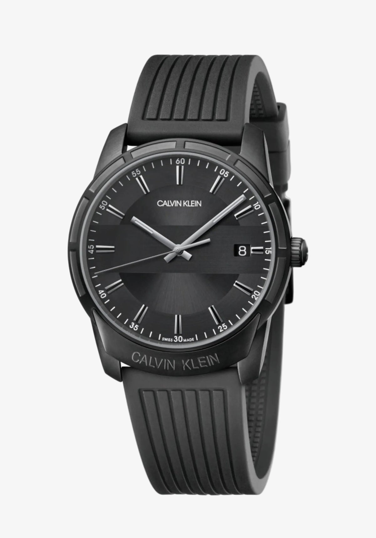 Calvin Klein Evidence Herrenuhr Schwarz Swiss Made (K8R114D1)