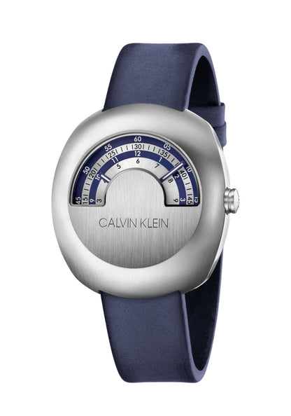 Calvin Klein Glimpse Herrenuhr Edelstahl Blau Swiss Made (K9M311VN)