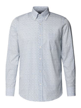 Paul & Shark – Baumwoll-Popeline-Hemd mit Segelboot-Print