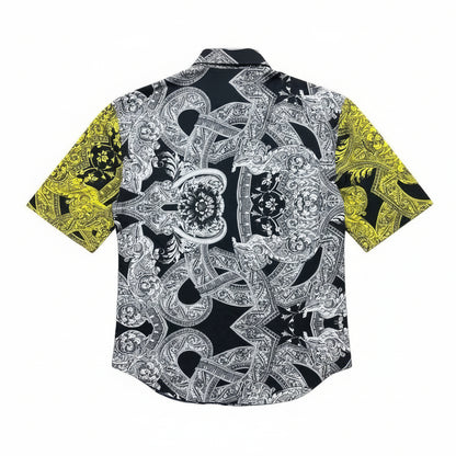 Versace CAMICIE TESSUTO nero-bianco