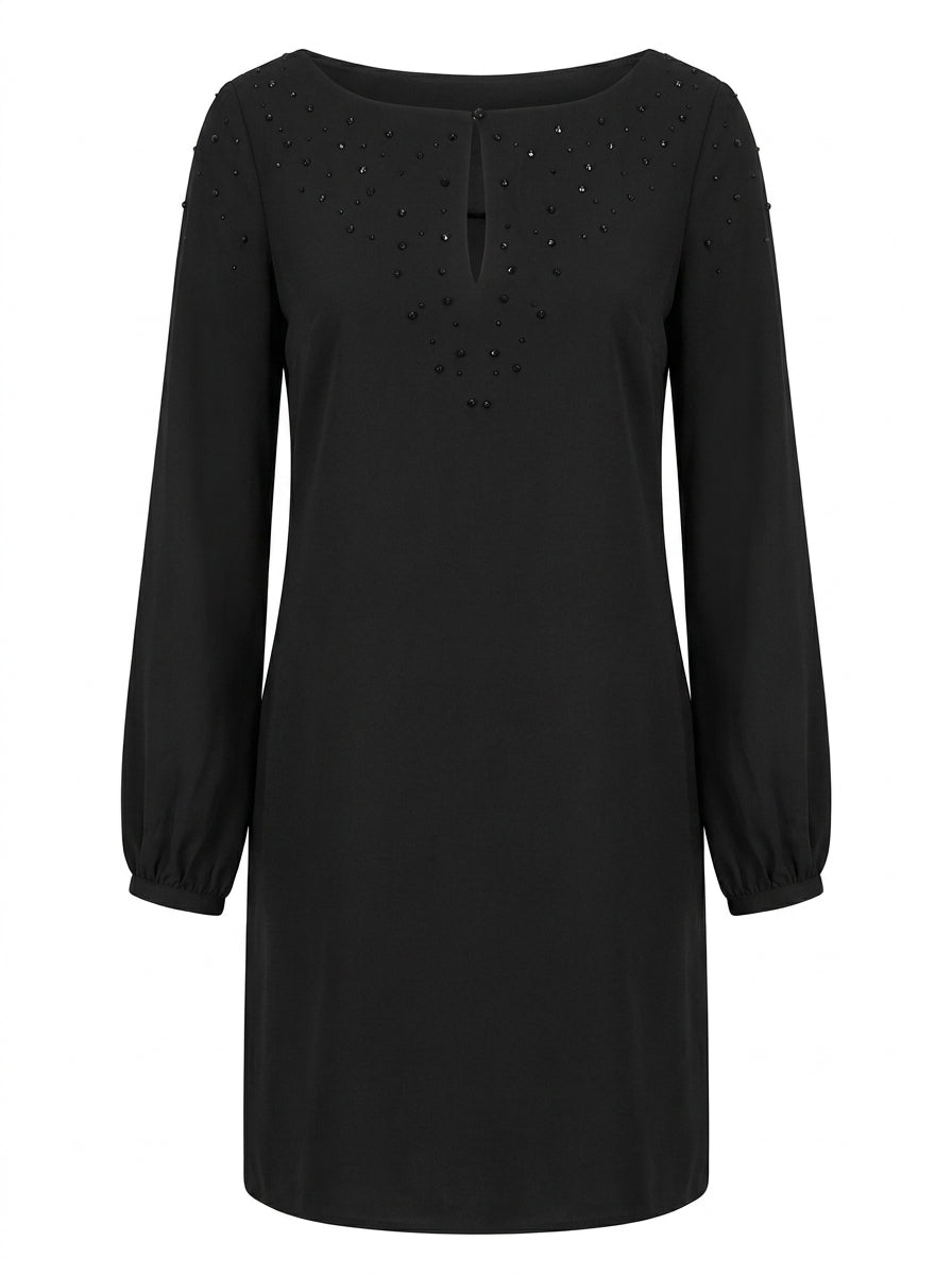 Armani Jeans Kleid Schwarz mit Verzierungen — ghost