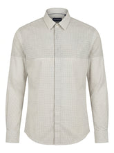 Emporio Armani Herrenhemd Weiß Gestreift — ghost
