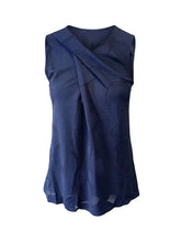 Emporio Armani Top Ärmellos Marineblau — ghost