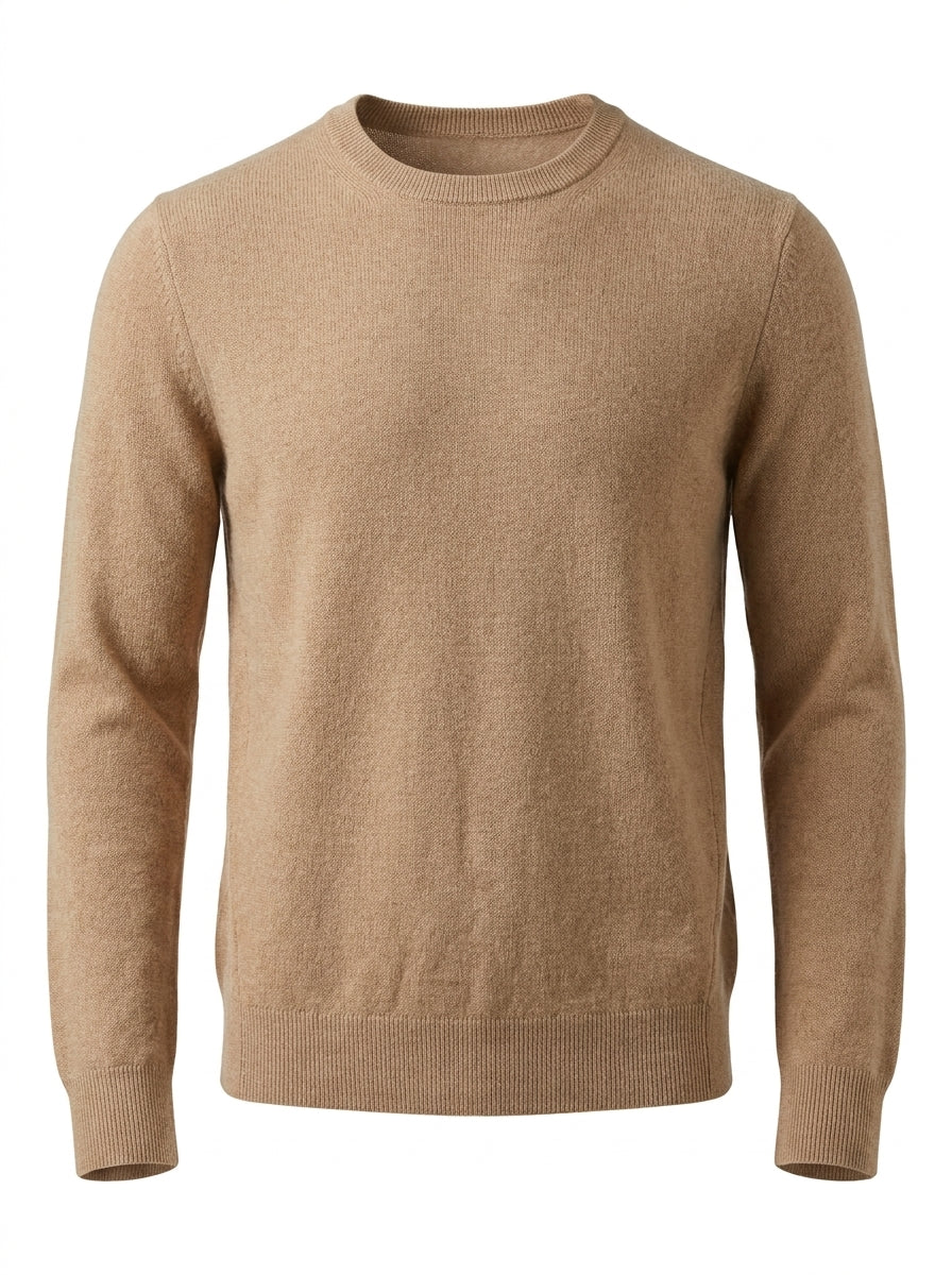 Calvin Klein Pullover Beige Rundhals — ghost