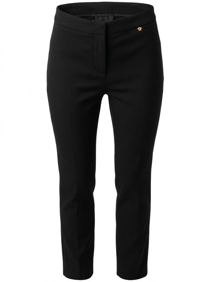 Versace Schwarze Leggings mit Medusa-Detail — ghost