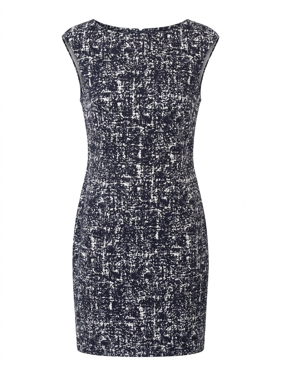 Emporio Armani Kleid Damen Schwarz Weiß Punkte — ghost