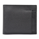 Schwarze Bally Byroff Geldbörse aus Kalbsleder mit Kartenhalter, elegante und praktische Brieftasche für Damen.