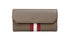 Mehrfarbige Bally Tinney Stripe Geldbörse aus Leder mit stilvollem Streifenmuster, elegantes Accessoire für Damen.