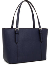 Bally Supra Damentasche aus Leder in Marineblau, elegante Handtasche für Damen mit stilvollem Design