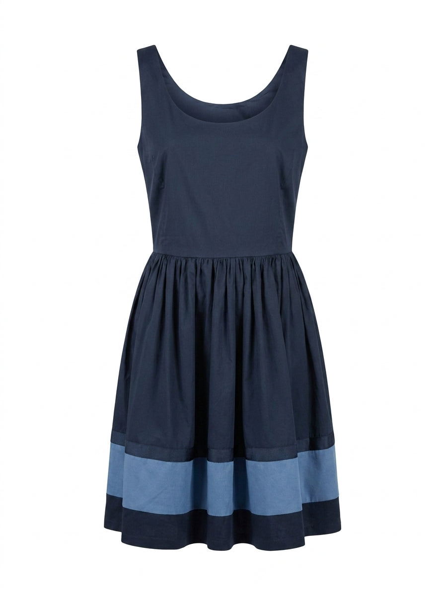 Armani Jeans Kleid Damen Dunkelblau — ghost
