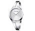 Calvin Klein Addict Damenuhr, 26mm Gehäuse, Swiss Made, silbernes Zifferblatt mit Edelstahlarmband, elegante Damenarmbanduhr