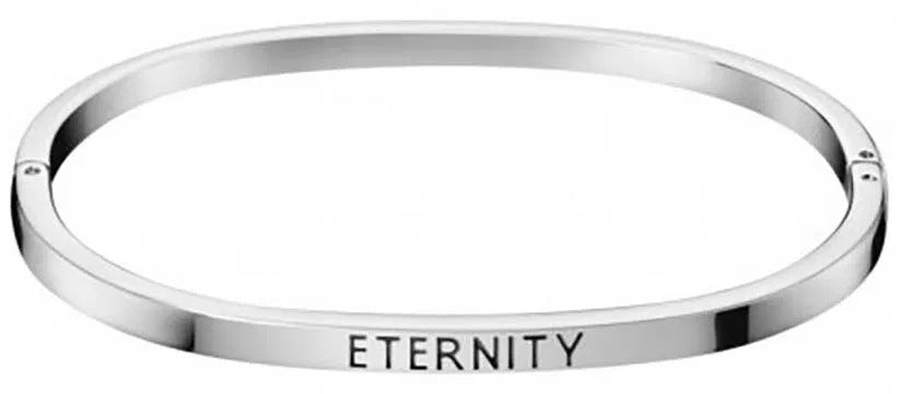 Calvin Klein Damen Armband aus Edelstahl in Roségold, schlichtes und elegantes Design, ideal für Damen.