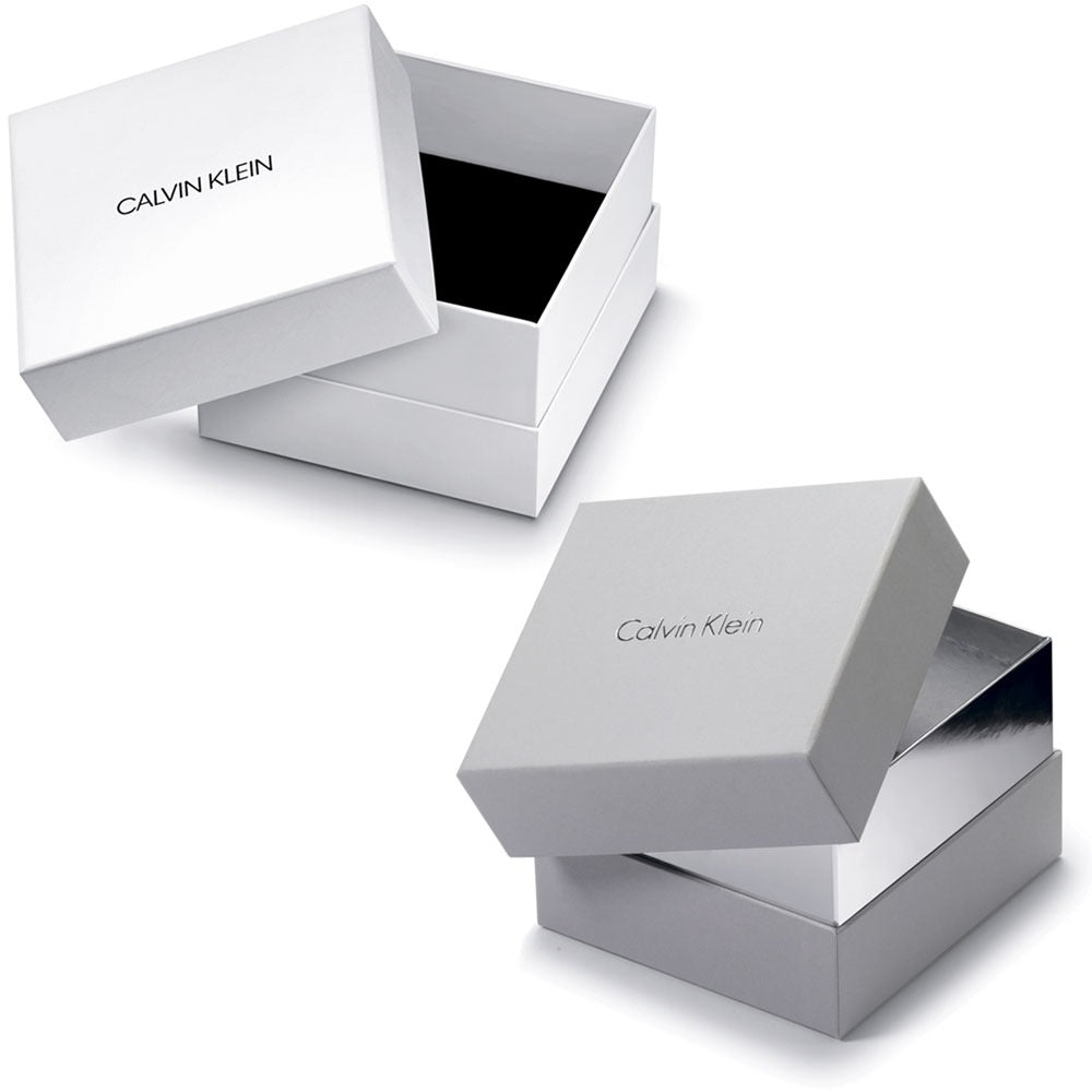 Calvin Klein Bewilder Damen-Armband aus Edelstahl in Silber, modernes Design, sichtbare Glieder und Markenlogo
