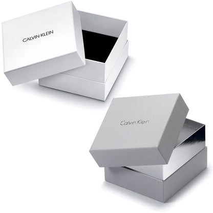 Calvin Klein Bewilder Damen-Armband aus Edelstahl in Silber, modernes Design, sichtbare Glieder und Markenlogo