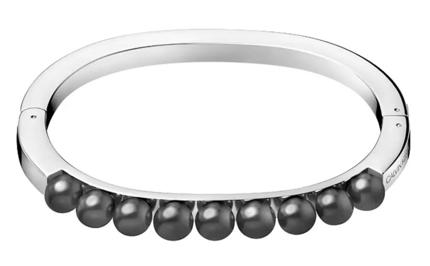 Calvin Klein Circling Damen Armband aus Edelstahl in Silber, mit elegantem Design und schlichter Optik.