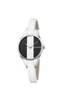 Calvin Klein Rebel Damenuhr, 29mm Quarzuhr mit silbernem Armband und Zifferblatt, Swiss Made, elegantes Design