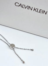 Calvin Klein Rocking Damen-Armband aus Edelstahl mit Kristallen, silberfarben, elegantes Schmuckstück für Damen