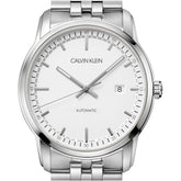 Calvin Klein Infinite Automatikuhr für Herren, 42 mm, Swiss Made, Edelstahlarmband, elegantes Design, sichtbar mit Zifferblatt und Armband